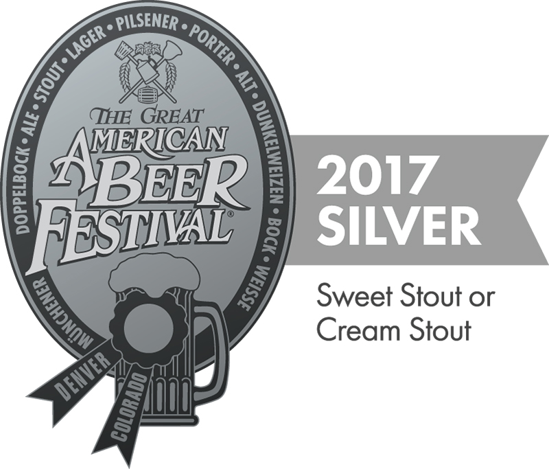 2017 GABF Silver Medal for Milk Bone Sweet Stout